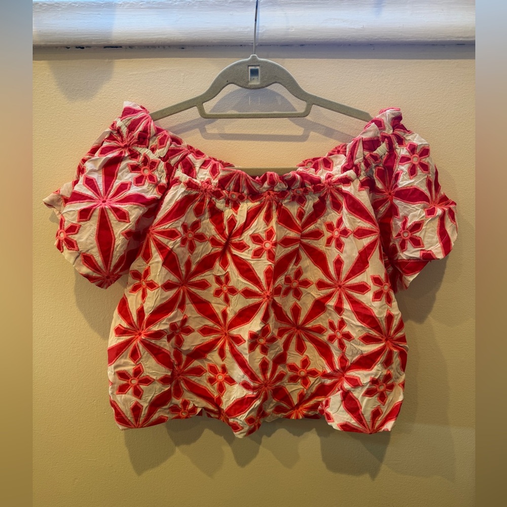 Skies are Blue size medium NWT pink floral top